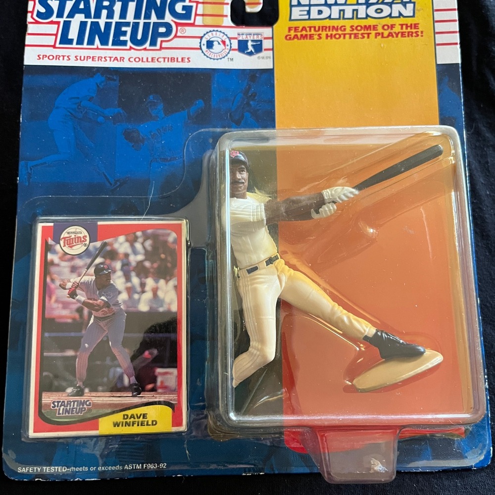 1994 Starting Lineup Dave Winfield Minnesota Twins Kenner Figure New Edition